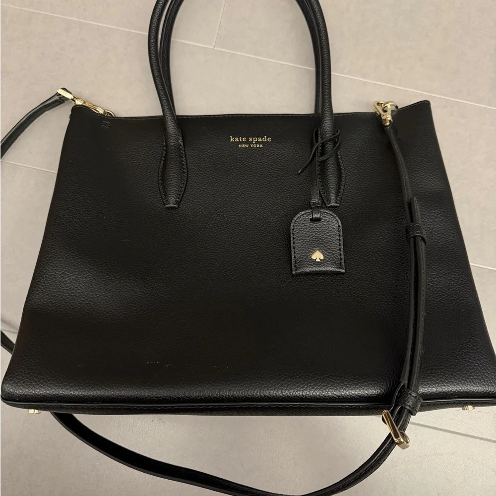Kate Spade Black Pebbled Leather Satchel bag - Picture 8 of 14